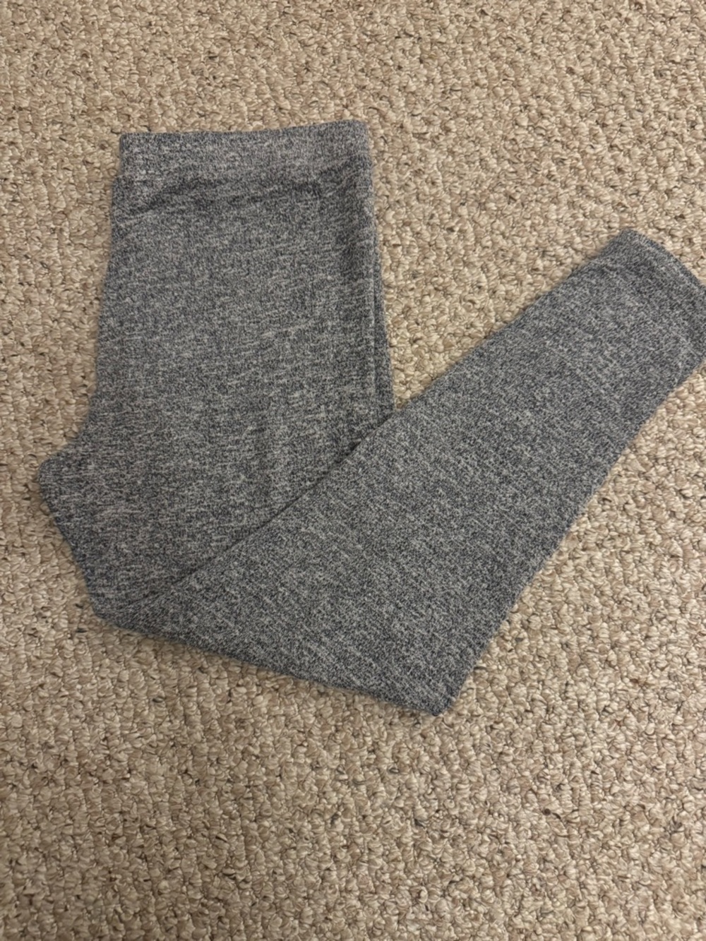 LC Lauren Conrad Heathered Gray Knit Leggings Loose fit lounge wear Sz XL